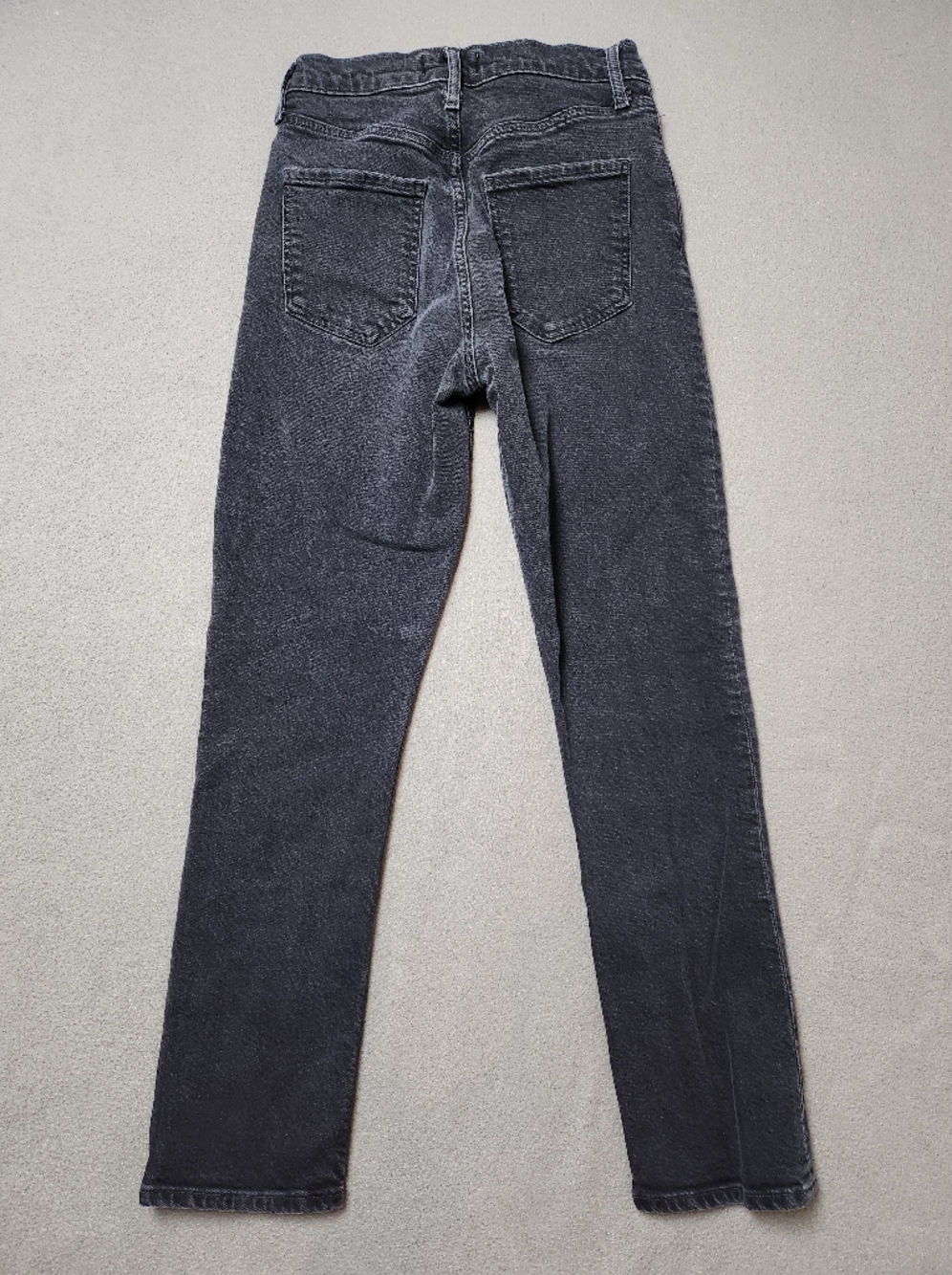 AGOLDE Riley High Rise Straight Sz 24 Washed Black